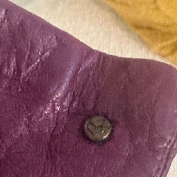 Aris Stainguard 1970’s Red VTG Leather Gloves - Picture 3 of 5